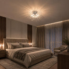 Modern Crystal Chandeliers Ceiling Light Fireworks Chandelider