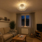 Modern Crystal Chandeliers Ceiling Light Fireworks Chandelider
