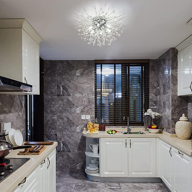 Modern Crystal Chandeliers Ceiling Light Fireworks Chandelider