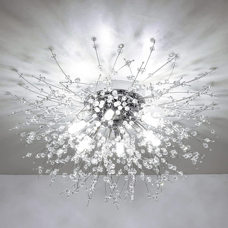 Modern Crystal Chandeliers Ceiling Light Fireworks Chandelider