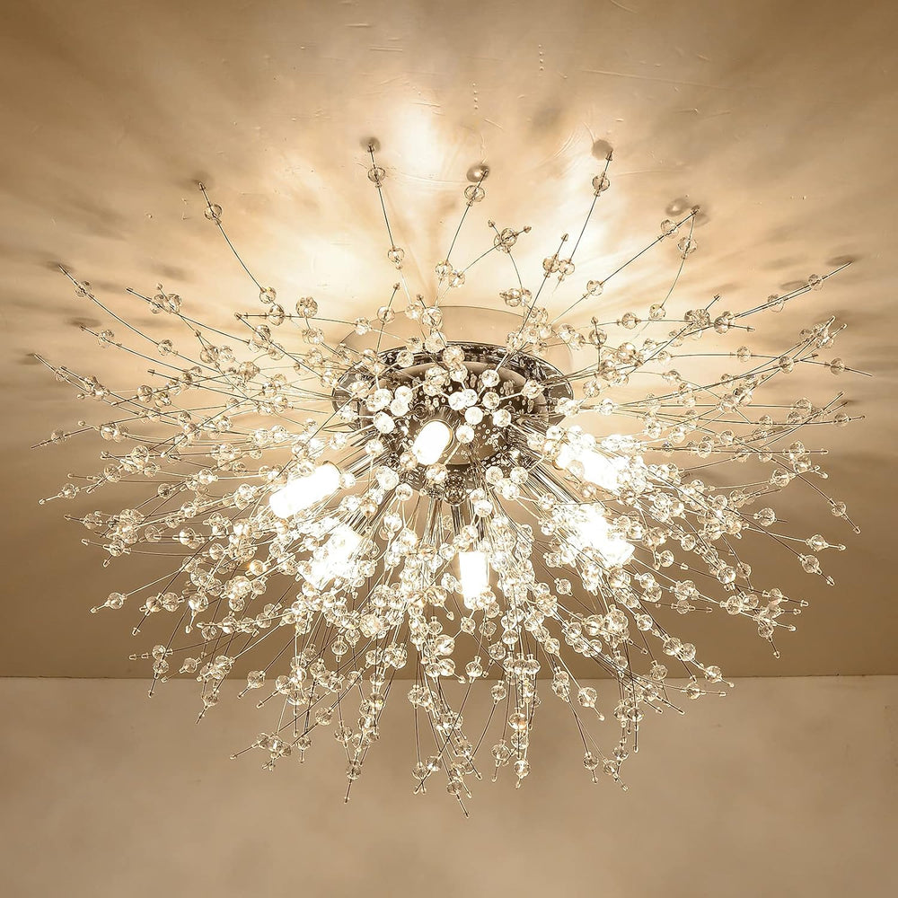 Modern Crystal Chandeliers Ceiling Light Fireworks Chandelider