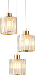 Modern Crystal Chandeliers Ceiling Light Lights Living Room