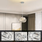 Modern Crystal Chandeliers Ceiling Light Lights Living Room