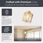 Modern Crystal Chandeliers Ceiling Light Lights Living Room