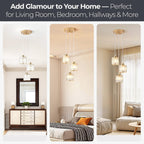 Modern Crystal Chandeliers Ceiling Light Lights Living Room