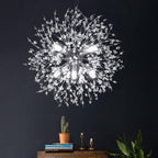 Modern Crystal Dandelion Pendant Firework Chandelier 8 Bulbs