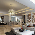 Modern Crystal Dandelion Pendant Firework Chandelier 8 Bulbs