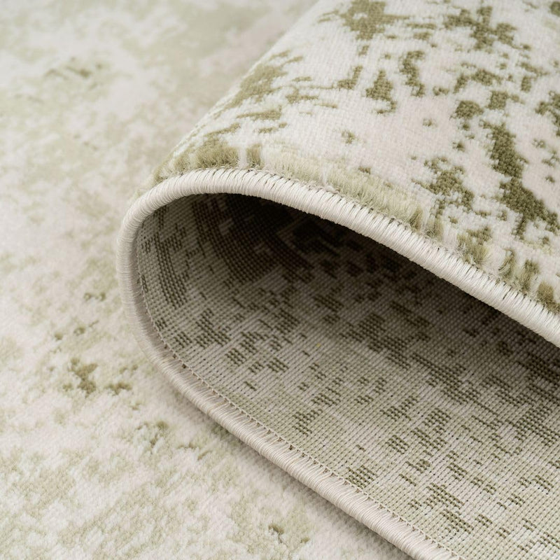 Modern Distressed Abstract Living Room Area Rug Neutral