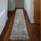 Modern Distressed Painterly Abstract Large Living Room Rug