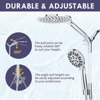 Modern Dual Shower Head with Handheld Spray 7.5