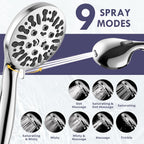 Modern Dual Shower Head with Handheld Spray 7.5