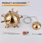 Modern Firework Chandeliers Dandelion Pendant Light Chrome 8