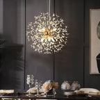 Modern Firework Chandeliers Dandelion Pendant Light Chrome 8
