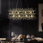 Modern Firework Chandeliers Dandelion Pendant Light Chrome 8