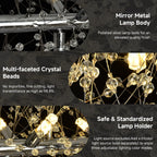 Modern Firework Chandeliers Dandelion Pendant Light Chrome 8