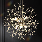 Modern Firework Chandeliers Dandelion Pendant Light Chrome 8