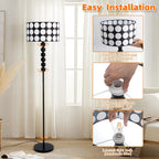 Modern Floor Lamp for Living Room 59" Standing