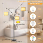 Modern Floor Lamp for Room: 3- Tree Lamps
