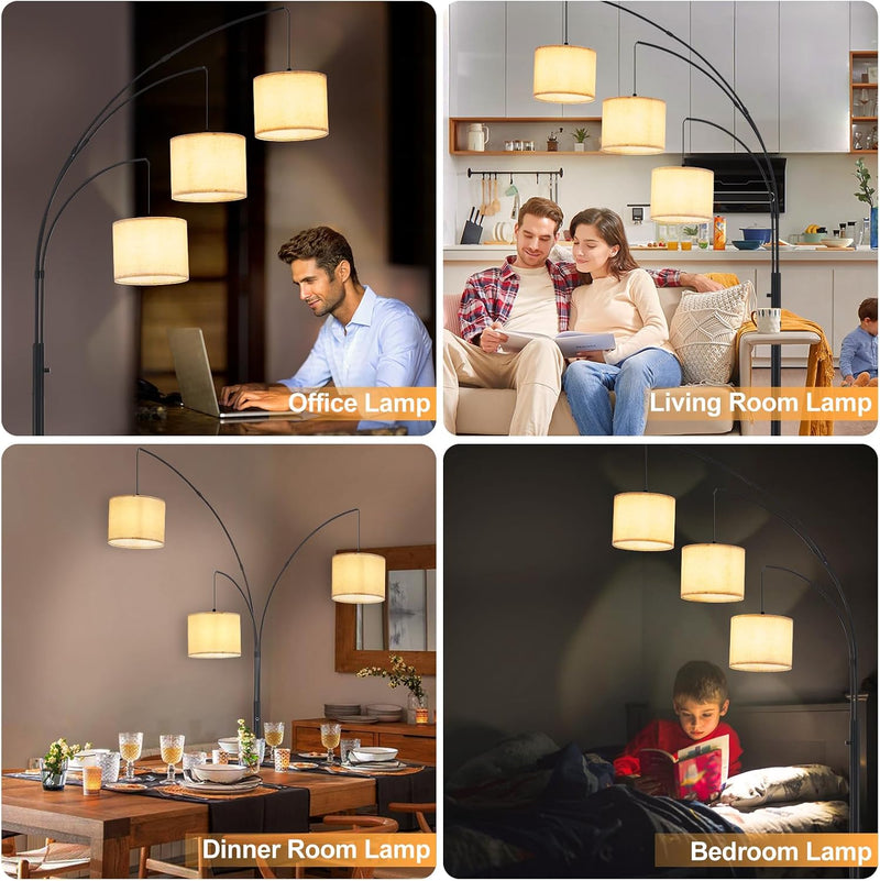 Modern Floor Lamp for Room: 3- Tree Lamps