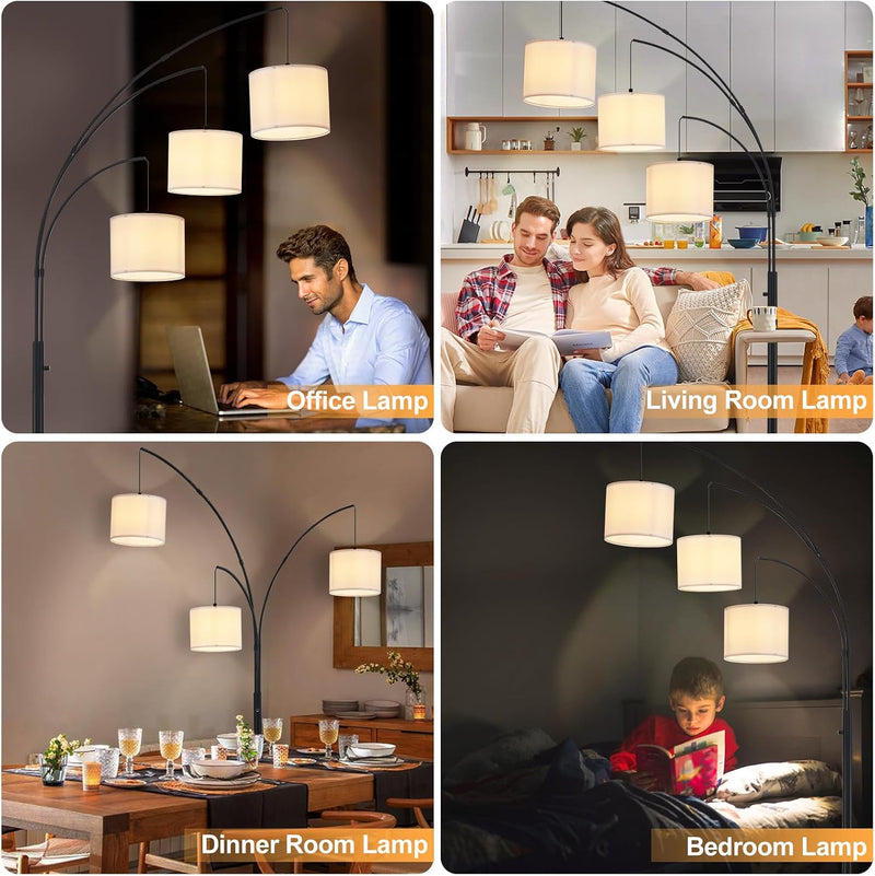 Modern Floor Lamp for Room: 3- Tree Lamps