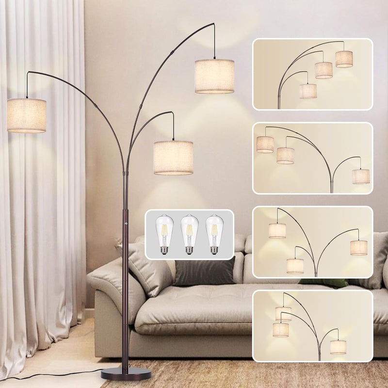Modern Floor Lamp for Room: 3- Tree Lamps
