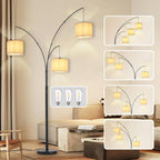 Modern Floor Lamp for Room: 3- Tree Lamps