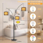 Modern Floor Lamp for Room: 3- Tree Lamps