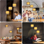 Modern Floor Lamp for Room: 3- Tree Lamps