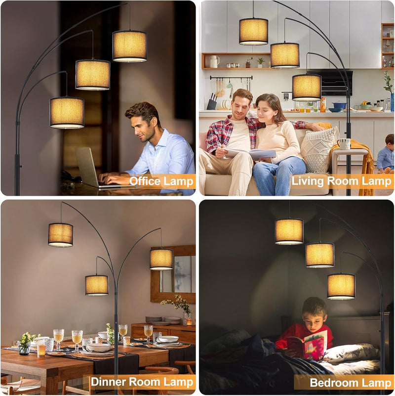 Modern Floor Lamp for Room: 3- Tree Lamps