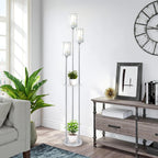 Modern Floor Lamp with Shelves 3-Lights Lamps