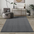 Modern Fluffy Short-Pile Carpet Anti-Slip Backing Washable Up