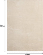 Modern Fluffy Short-Pile Carpet Anti-Slip Backing Washable Up