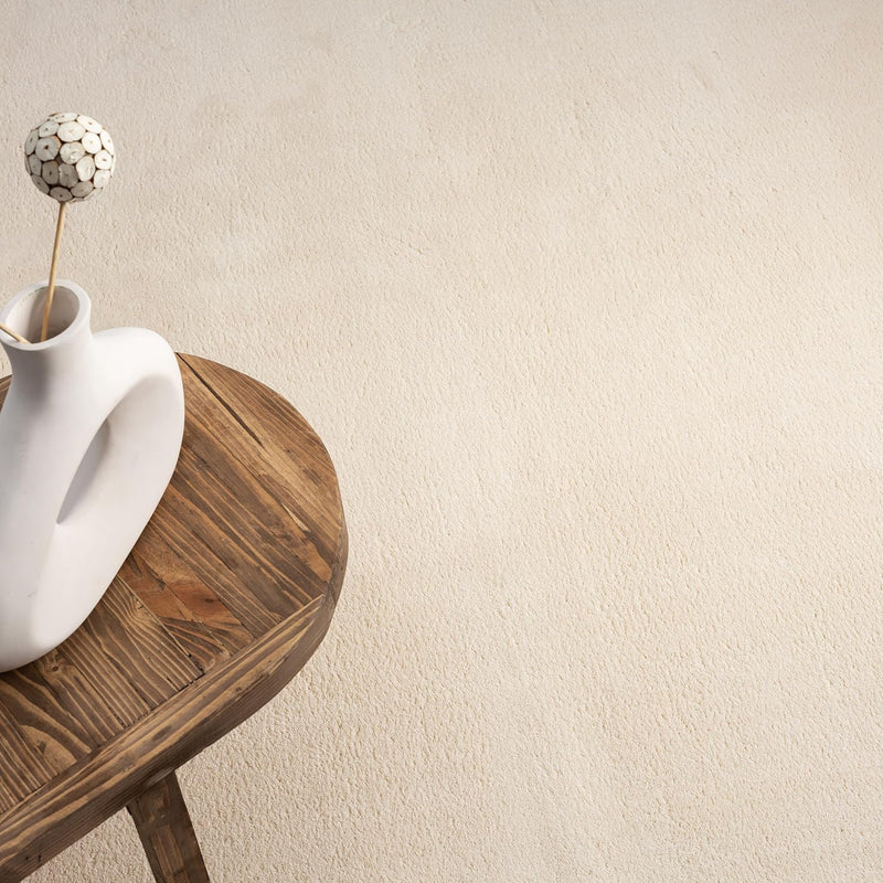 Modern Fluffy Short-Pile Carpet Anti-Slip Backing Washable Up