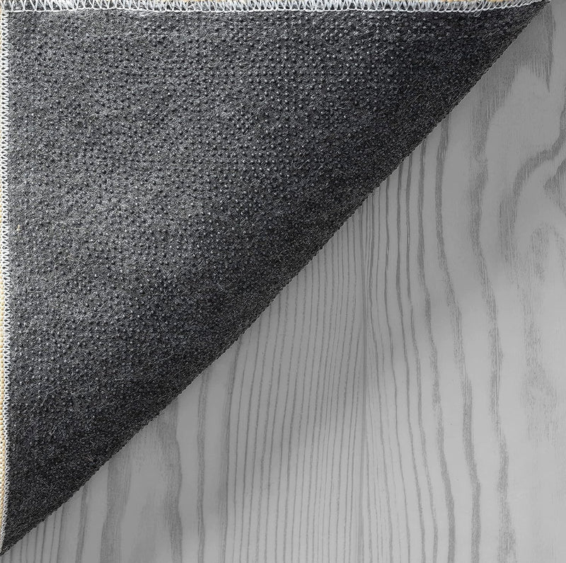 Modern Fluffy Short-Pile Carpet Anti-Slip Backing Washable Up