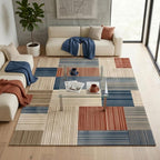 Modern Geometric Pattern Area Rugs for Living Room