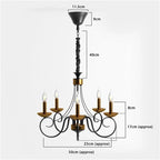 Modern Industrial K9 Clear Crystal Chandelier Lights E14