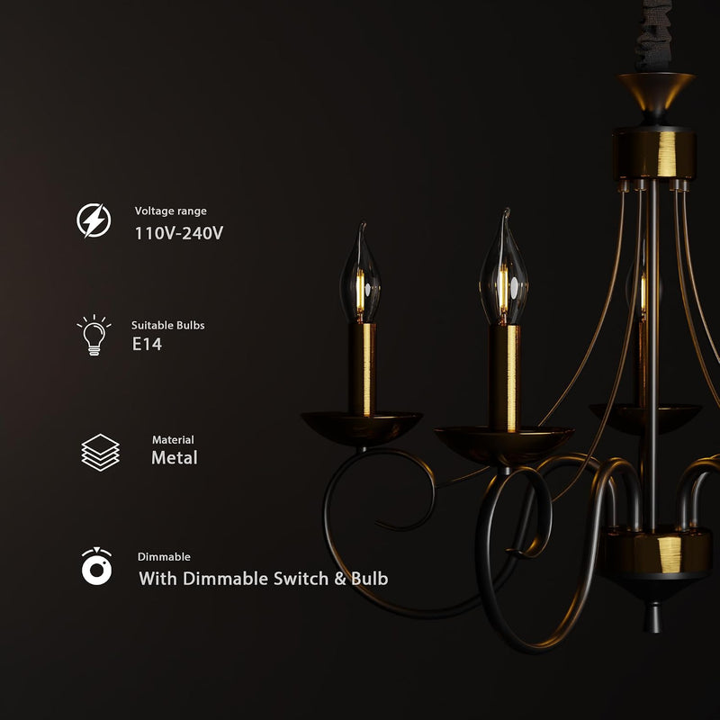 Modern Industrial K9 Clear Crystal Chandelier Lights E14