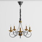 Modern Industrial K9 Clear Crystal Chandelier Lights E14