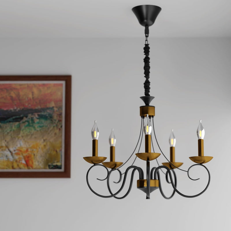 Modern Industrial K9 Clear Crystal Chandelier Lights E14