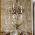 Modern Industrial K9 Clear Crystal Chandelier Lights E14