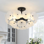 Modern K9 Crystal Drum Chandelier 5-Light Dimmable E14