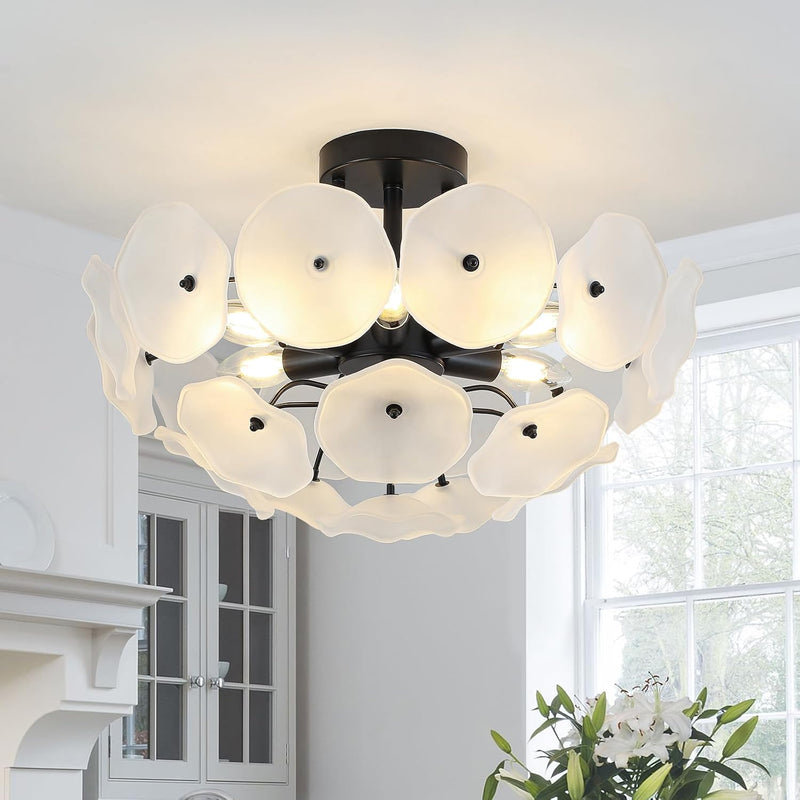 Modern K9 Crystal Drum Chandelier 5-Light Dimmable E14