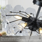 Modern K9 Crystal Drum Chandelier 5-Light Dimmable E14