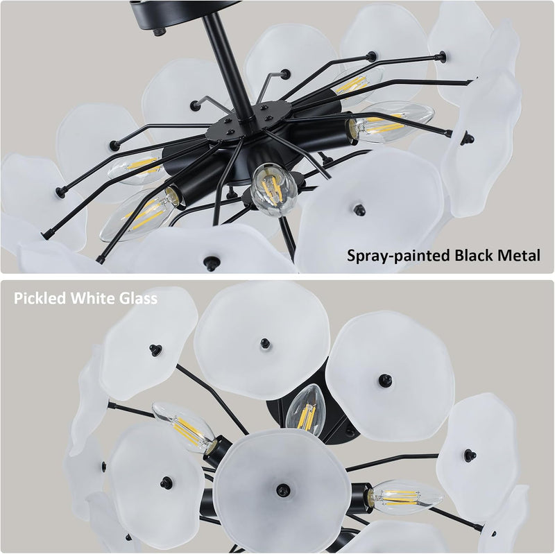 Modern K9 Crystal Drum Chandelier 5-Light Dimmable E14