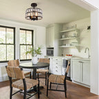 Modern K9 Crystal Drum Chandelier 5-Light Dimmable E14
