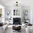 Modern K9 Crystal Drum Chandelier 5-Light Dimmable E14