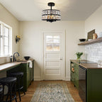 Modern K9 Crystal Drum Chandelier 5-Light Dimmable E14