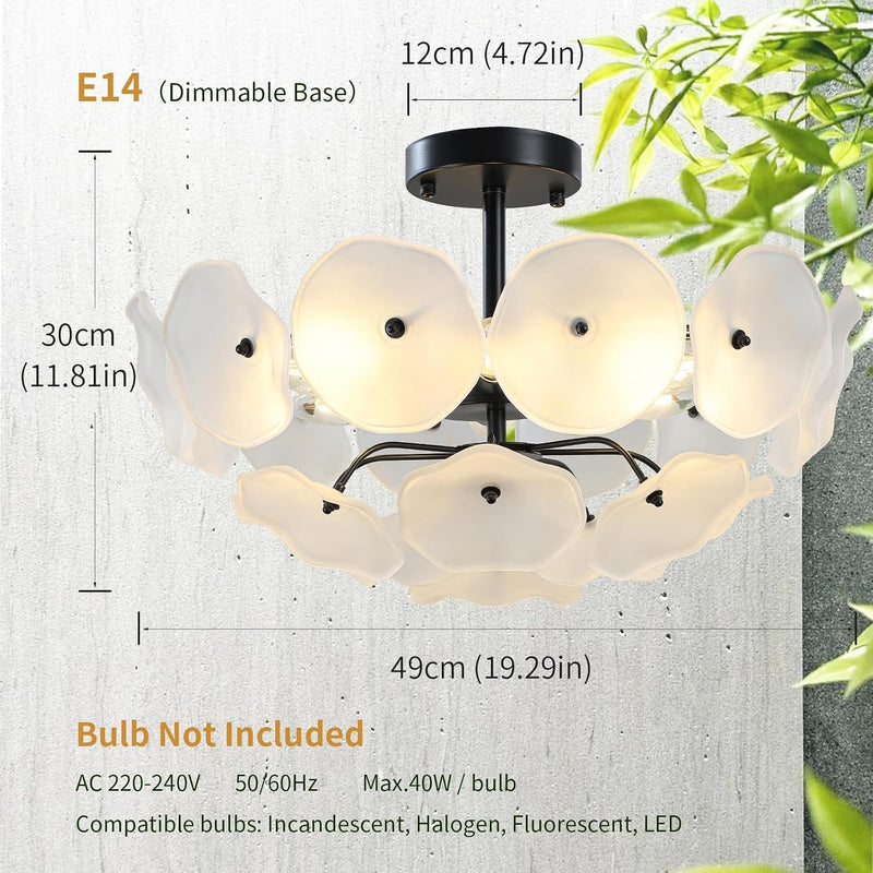 Modern K9 Crystal Drum Chandelier 5-Light Dimmable E14
