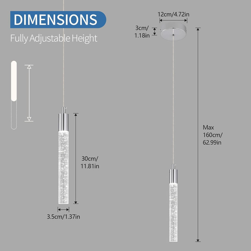 Modern Kitchen Island Pendant Light LED Mini Lamp
