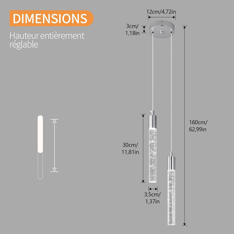 Modern Kitchen Island Pendant Light LED Mini Lamp